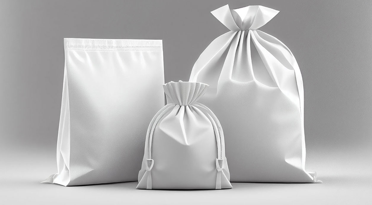 White Plain HDPE Courier Bags